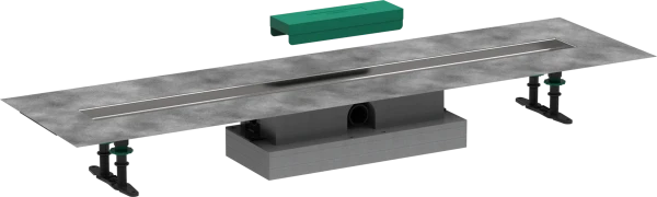 Hansgrohe uBox set complet 1000 mm - pour installation à plat