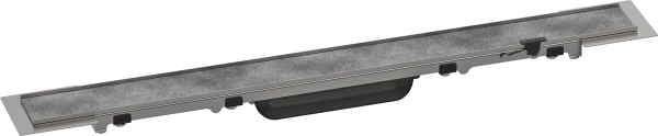 Hansgrohe RainDrain Rock set de finition caniveau de douche 600 mm - longuer total 700 mm - découpable et carrelable