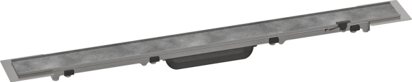 Hansgrohe RainDrain Rock set de finition caniveau de douche 700 mm - longuer total 800 mm - découpable et carrelable