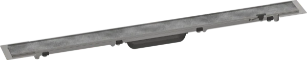 Hansgrohe RainDrain Rock set de finition caniveau de douche 800 mm - longuer total 900 mm - découpable et carrelable
