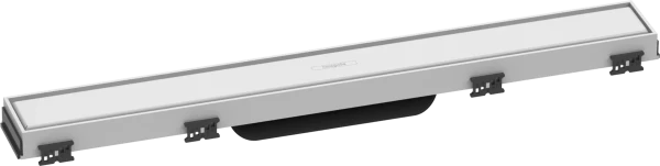 Hansgrohe RainDrain Match set de finition caniveau de douche 600 mm - avec cadre réglable en hauteur - blanc mat