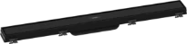 Hansgrohe RainDrain Match set de finition caniveau de douche 700 mm - avec cadre réglable en hauteur - noir mat