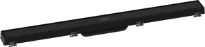 Hansgrohe RainDrain Match set de finition caniveau de douche 800 mm - avec cadre réglable en hauteur - noir mat