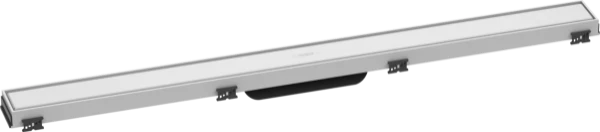 Hansgrohe RainDrain Match set de finition caniveau de douche 900 mm - avec cadre réglable en hauteur - blanc mat