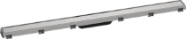 Hansgrohe RainDrain Match set de finition caniveau de douche 1000 mm - avec cadre réglable en hauteur - Brushed Stainless Steel