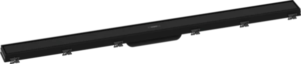 Hansgrohe RainDrain Match set de finition caniveau de douche 1000 mm - avec cadre réglable en hauteur - noir mat
