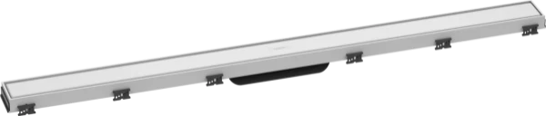 Hansgrohe RainDrain Match set de finition caniveau de douche 1000 mm - avec cadre réglable en hauteur - blanc mat