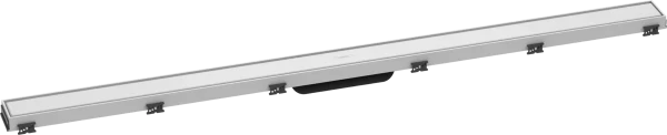Hansgrohe RainDrain Match set de finition caniveau de douche 1200 mm - avec cadre réglable en hauteur - blanc mat