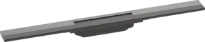 Hansgrohe RainDrain Flex caniveau de douche 700 mm - découpable - Brushed Black Chrome