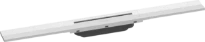 Hansgrohe RainDrain Flex caniveau de douche 700 mm - découpable - blanc mat