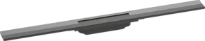 Hansgrohe RainDrain Flex caniveau de douche 800 mm - découpable - Brushed Black Chrome