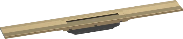 Hansgrohe RainDrain Flex caniveau de douche 700 mm - découpable - pour montage mural - Brushed Bronze