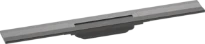 Hansgrohe RainDrain Flex caniveau de douche 700 mm - découpable - pour montage mural - Brushed Black Chrome