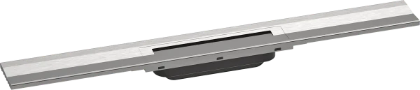 Hansgrohe RainDrain Flex caniveau de douche 700 mm - découpable - pour montage mural - Brushed Stainless Steel