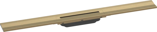 Hansgrohe RainDrain Flex caniveau de douche 800 mm - découpable - pour montage mural - Brushed Bronze