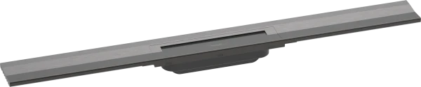 Hansgrohe RainDrain Flex caniveau de douche 800 mm - découpable - pour montage mural - Brushed Black Chrome