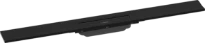 Hansgrohe RainDrain Flex caniveau de douche 800 mm - découpable - pour montage mural - noir mat