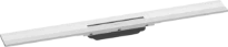 Hansgrohe RainDrain Flex caniveau de douche 800 mm - découpable - pour montage mural - blanc mat