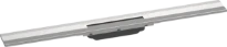 Hansgrohe RainDrain Flex caniveau de douche 800 mm - découpable - pour montage mural - Brushed Stainless Steel