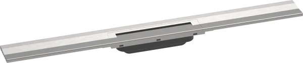 Hansgrohe RainDrain Flex caniveau de douche 800 mm - découpable - pour montage mural - Brushed Stainless Steel