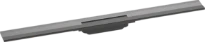 Hansgrohe RainDrain Flex caniveau de douche 900 mm - découpable - pour montage mural - Brushed Black Chrome