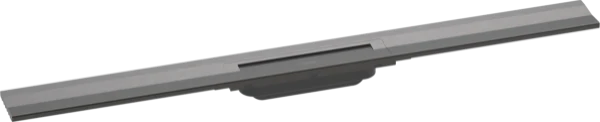 Hansgrohe RainDrain Flex caniveau de douche 900 mm - découpable - pour montage mural - Brushed Black Chrome