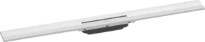 Hansgrohe RainDrain Flex caniveau de douche 900 mm - découpable - pour montage mural - blanc mat
