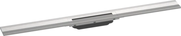 Hansgrohe RainDrain Flex caniveau de douche 900 mm - découpable - pour montage mural - Brushed Stainless Steel