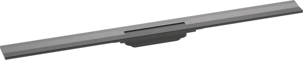 Hansgrohe RainDrain Flex caniveau de douche 1000 mm - découpable - pour montage mural - Brushed Black Chrome