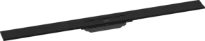 Hansgrohe RainDrain Flex caniveau de douche 1000 mm - découpable - pour montage mural - noir mat