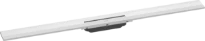 Hansgrohe RainDrain Flex caniveau de douche 1000 mm - découpable - pour montage mural - blanc mat