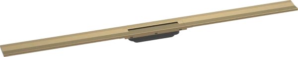 Hansgrohe RainDrain Flex caniveau de douche 1200 mm - découpable - pour montage mural - Brushed Bronze