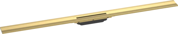 Hansgrohe RainDrain Flex caniveau de douche 1200 mm - découpable - pour montage mural - Polished Gold Optic