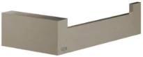 GESSI Rettangolo Accessories Porte-papier mural horizontal ou vertical. Finox Brushed Nickel