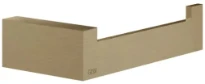GESSI Rettangolo Accessories Porte-papier mural horizontal ou vertical. Warm Bronze Br. PVD