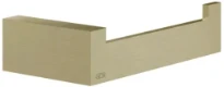 Gessi Rettangolo Accessoires porte-rouleau mural horizontal ou vertical. laiton brossé PVD
