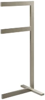 GESSI Rettangolo Accessories Serviteur sur pied porte-serviette. Finox Brushed Nickel