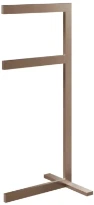 GESSI Rettangolo Accessories Serviteur sur pied porte-serviette. Cuivre Brossé PVD
