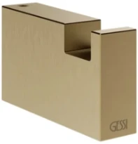 GESSI Rettangolo Accessories Patère. Warm Bronze Br. PVD