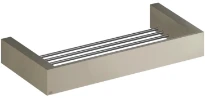 GESSI Rettangolo Accessories Console 30 cm. Finox Brushed Nickel