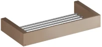 GESSI Rettangolo Accessories Console 30 cm. Cuivre Brossé PVD