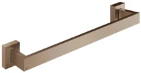GESSI Rettangolo Accessories Poignée de soutien pour baignoire/douche 45 cm. Cuivre Brossé PVD
