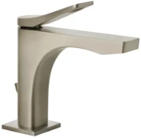 GESSI Rilievo Mitigeur lavabo, avec vidage et flexibles de raccordement. Cartouche Ø25 mm Finox Brushed Nickel