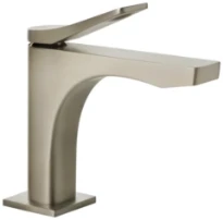 GESSI Rilievo Mitigeur lavabo, sans vidage, avec flexibles de raccordement. Cartouche Ø25 mm Finox Brushed Nickel