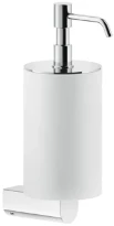 GESSI Rilievo Accessories Distributeur de savon liquide mural blanc. chromé