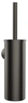 GESSI Rilievo Accessories Porte-balayette mural. Black Metal Brossé PVD