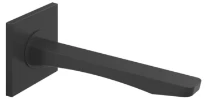GESSI Rilievo Bec de lavabo mural moyen Noir XL