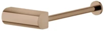 GESSI Rilievo Accessories Porte-papier mural horizontal ou vertical. Cuivre PVD