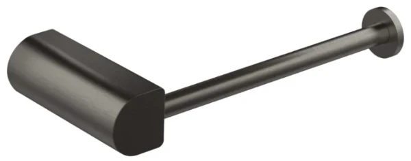 GESSI Rilievo Accessories Porte-papier mural horizontal ou vertical. Black Metal Brossé PVD