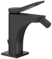 GESSI Rilievo Mitigeur bidet avec flexibles de raccordement Noir XL